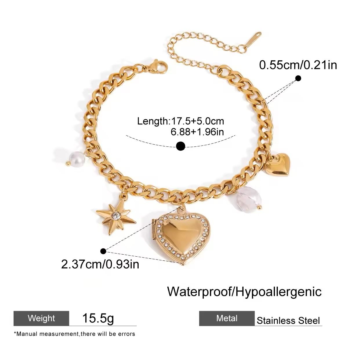 Charm Heart Bracelet