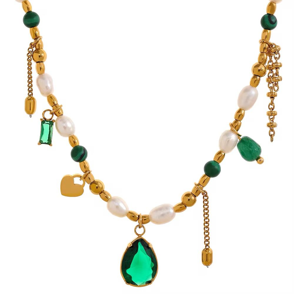 Emerald Muse necklace