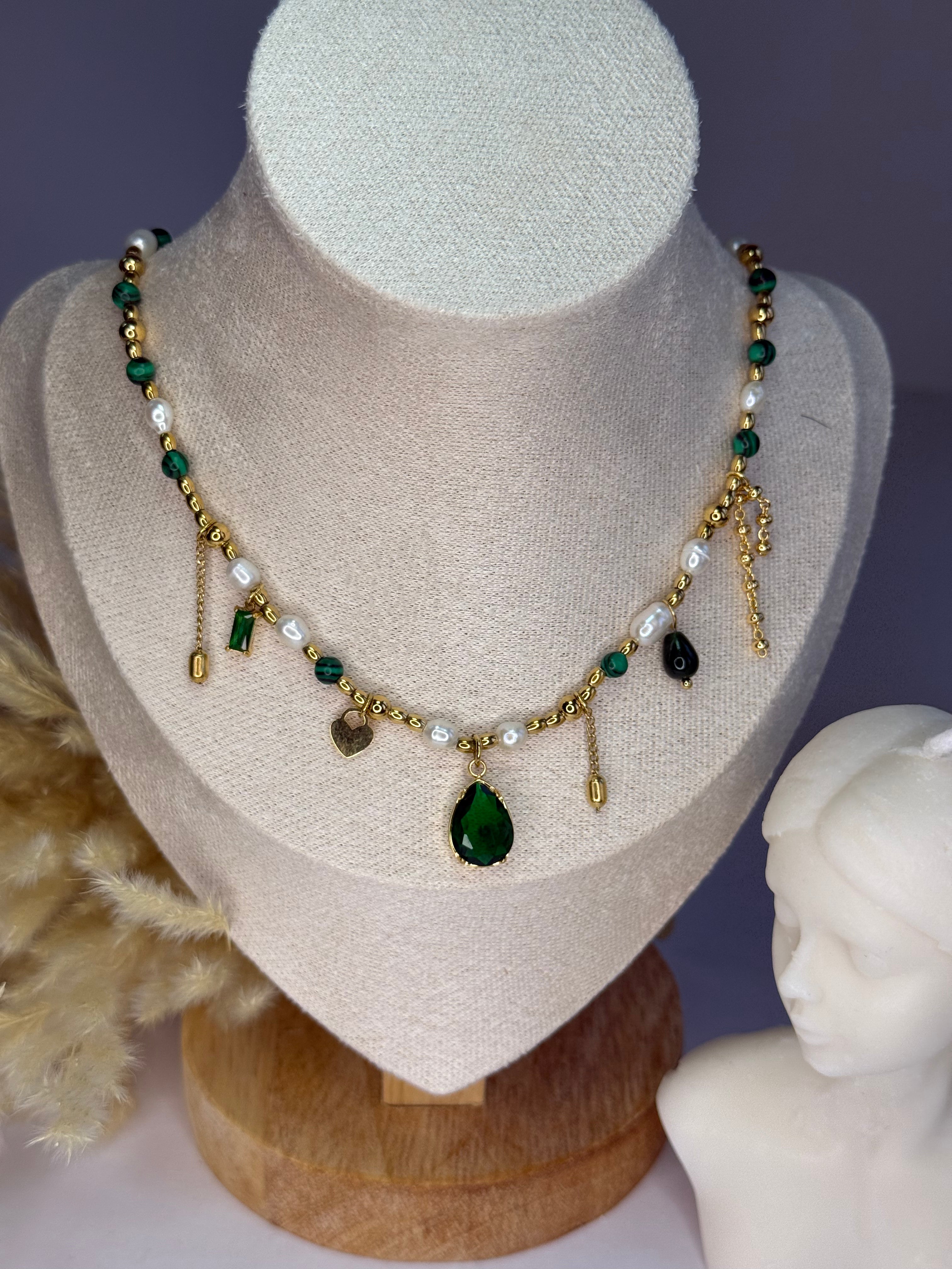 Emerald Muse necklace