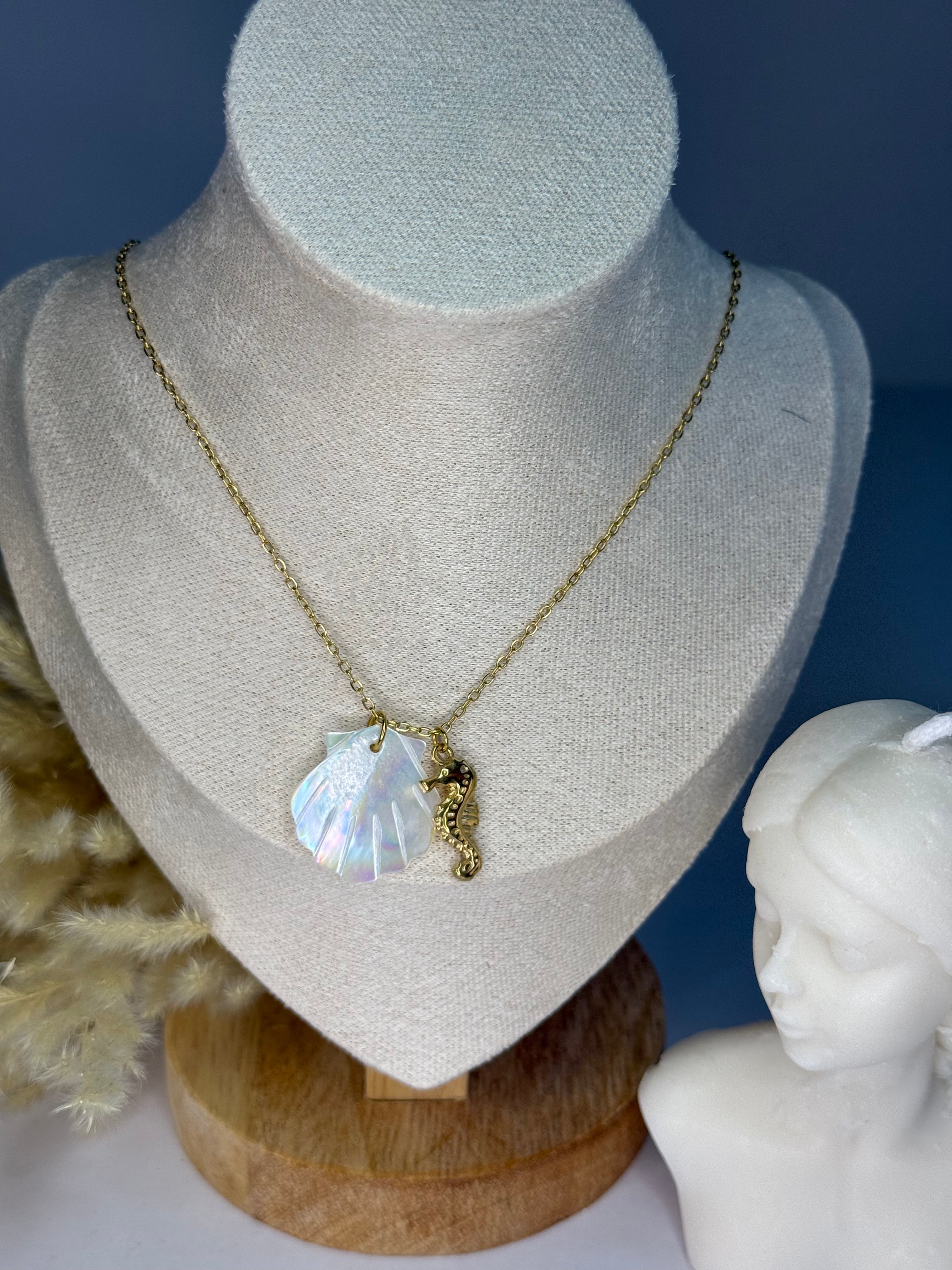 Horse shell Cham Necklace