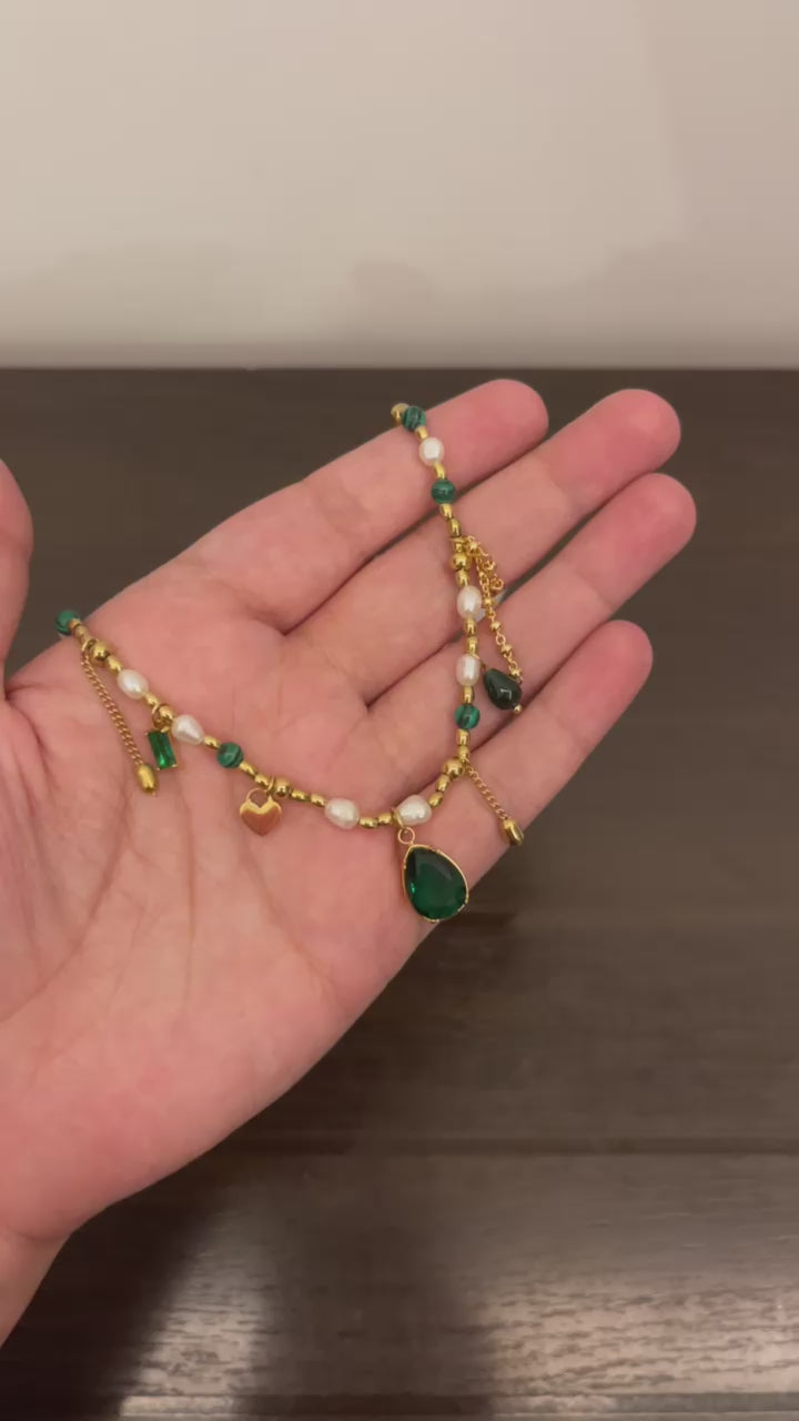 Emerald Muse necklace