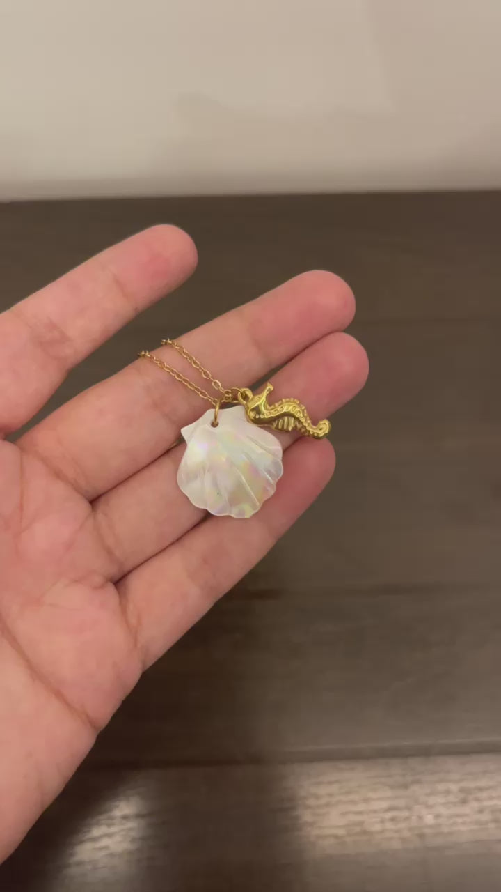 Horse shell Cham Necklace